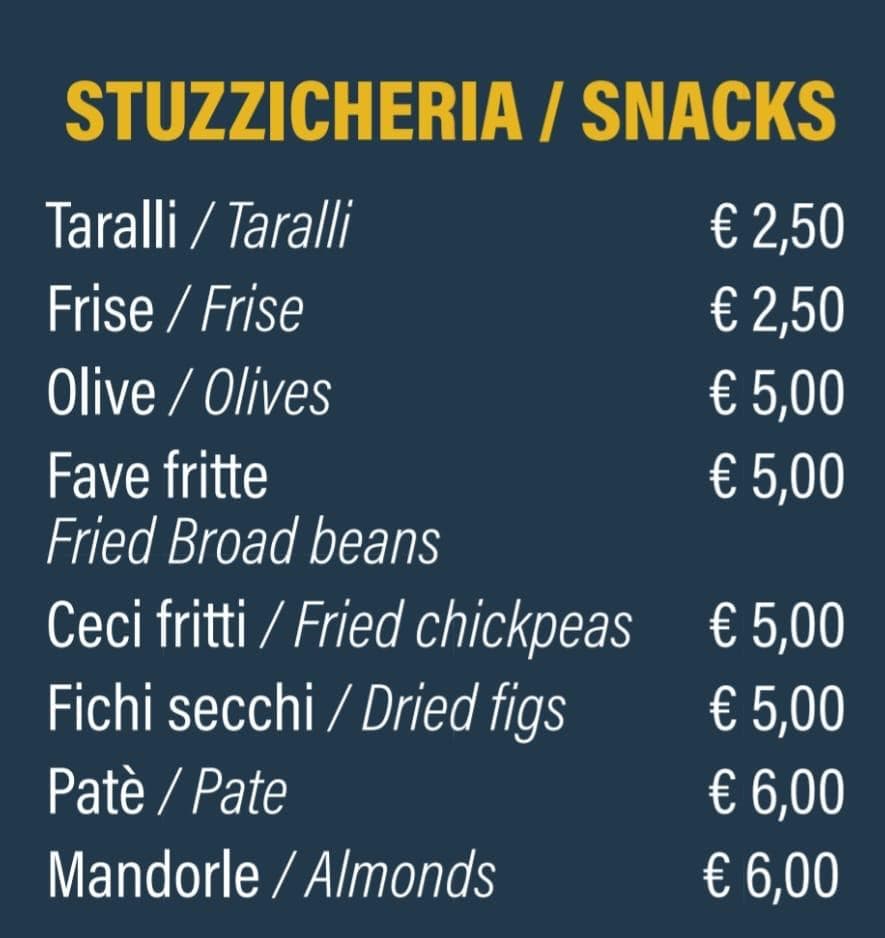 Stuzzicheria / Snacks
